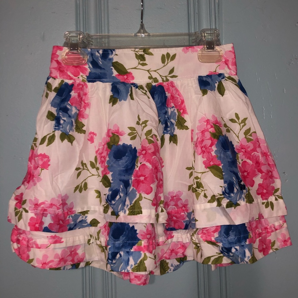 Size XS - Floral Skirt